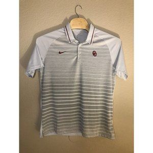 Nike Dri-Fit Adult XL Polo‎ Shirt Oklahoma Sooners Logo Golf Leisure Fan Apparel